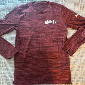 NY giants dri fit long sleeve